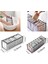 4 Set Iç Giyim Çekmece Organizatör Çorap Organizatör, Katlanabilir Naylon Mesh Dolap Organizatör Dresser Organizatör - Gri (Yurt Dışından) 2
