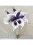 Dıy Centerpieces Ev Dekorasyonu Için 24 Adet Yapay Calla Zambak Çiçekleri (Beyaz Mor) (Yurt Dışından) 3
