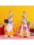 Gökkuşağı Şapka Yüzü Olmayan Rudolph Bebek Doğum Günü Düzenlemesi Süslemeleri Gnome Aile Masa Bebekleri Erkek (Yurt Dışından) 4