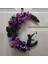 Hilal Garland Cadılar Bayramı Simülasyon Bitki Rattan Garland Dekoratif Hediye Için Siyah (Yurt Dışından) 3