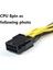 Gpu 8pin To 2X8PIN(6+2) Grafik Kartı Madenci Için Çift Pcı-E Pcıe 8pin Güç Kaynağı Splitter Kablo Kordonu 21 cm (Yurt Dışından) 3