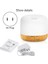 500 ml Ultrasonik Hava Nemlendirici Işık Uçucu Yağ Difüzörü Ev Arıtma Anyon Mist Maker ile LED Lamba Abd Tak Sarı (Yurt Dışından) 5