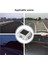 Yeniden Kullanılabilir Güneş Yolu, 2 Adet 6 LED Saplama Işıkları Zemin Bahçe Çim Yolu Güverte Dock Beyaz Uyarı Işıkları (2 Adet) (Yurt Dışından) 4
