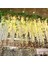 12 Adet Wisteria Çiçek Sarmaşıkları Çelenk, 3,75 Feet Yapay Çiçek Dizeleri, Asılı Çiçekler, Ipek Wisteria C (Yurt Dışından) 3