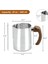 Süt Köpürtme Sürahisi 20 Oz (600ML), Haşlanma Önleyici Saplı Espresso Buharlama Sürahileri, Süt Köpürtücü Bardak Paslanmaz Çelik (Yurt Dışından) 3