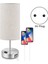 Yatak Odası Için Başucu Lambası 2 USB Şarjlı Masa Lambaları Kahve Kumaş Gölge Yatak Odası Odası Için Modern Aydınlatma Armatürü Ab Tak (Yurt Dışından) 5