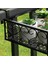 Asılı Çiçek Saksısı Pot Balkon Korkuluğu Tutucu Korkuluk Asılı Çiçek Standı Metal Yetiştiricilerinin Balkon Çiçek Kafes (Yurt Dışından) 2
