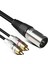 Xlr Erkek 2 Rca Erkek Fiş Stereo Ses Kablosu Konektörü Y Splitter Kablosu Mikrofon Karıştırma Konsolu Amplifikatör (1.5 M) (Yurt Dışından) 2