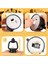 24 Adet Siyah Elektronik Mum Fener Işığı Alevsiz LED Gaz Lambası Mini Mum Işığı Asılı Fener Noel (Yurt Dışından) 5