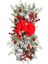 Akülü Ön Aydınlatmalı Merdiven Noel, Ön Kapı Için Noel Çelenkleri, Kapalı Açık Kırmızı Için Asılı Süsler (Yurt Dışından) 1