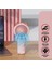 Kulaklı Taşınabilir El Fanı - USB Şarjlı Katlanabilir Küçük Fanlı Mini Fan (Pembe) (Yurt Dışından) 3