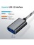 2'si 1 Arada USB Otg Kablo Tip-C / Mikro Usb'den USB 3.0'a Adaptör Örgülü Android Telefon Için Tasarlanmış Veri Aktarım Kablosu (Gri) (Yurt Dışından) 3