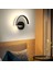 LED Yatak Odası Işık 15W Otel Dekorasyon Lambası Sanat Yarım Daire Için 3 Ton Sıcaklık Duvar Işıkları (Yurt Dışından) 4