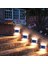 Dekorasyon LED Güneş Enerjili Dış Mekan Işıkları Güneş Çit Lambası IP65 Su Geçirmez Güneş Güverte Işığı Otomatik Açma/kapama Modu 4 Adet Beyaz (Yurt Dışından) 3