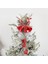 4 Adet Noel Jingle Bells Kapı Askısı Süsler 5 Çan ve Çam Kozalağı ile Kırmızı Noel Ağacı Süslemeleri (Yurt Dışından) 5