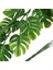 2 Adet Yapay Asılı Bitkiler Asma Asılı Rattan Monstera Yaprakları Yeşil Açık Uv Dayanıklı Bitkiler Yeşil (Yurt Dışından) 5