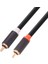 2 x 6.35 mm - 2rca Kablo, Altın Kaplama 2x 6.35MM 1/4 Inç Erkek 6.35MM - 2 Rca Erkek Stereo Ses Kablosu 3 Metre (Yurt Dışından) 3