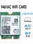 9461NGW Wifi Kartı + Bölme Kiti Ac 9461 2.4g/5g Çift Bant 802.11AC M2 Anahtar E Cnvı Bluetooth 5.0 Kablosuz Adaptör (Yurt Dışından) 2