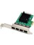 Rj-45 4 Bağlantı Noktalı Ethernet Sunucu Adaptörü Gigabit Ağ Kartı Pcı-E X1 Arayüzü (Yurt Dışından) 2