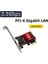 2.5g Pcı-E Ağ Kartı RTL8125B Çip Gigabit Ethernet Pcıe Ağ Kartı 10/100/2500 Mbps 1 Gbps/2.5 Gbps RJ45 Lan Pc (Yurt Dışından) 5