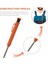 Sharpdraw Marangoz Kalemi-3 x Ahşap Işleme Kalemi (1 Turuncu/1 Kırmızı/1 Siyah) 3 Kutu x Yedek (6 Kırmızı/6 Sarı/6 Siyah)-Fotoğraf Rengi A (Yurt Dışından) 4