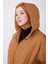 Seyyar Kapüşonlu Oversize Kaban 23K7210 Camel 3