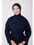 Gabardin Kuşaklı Spor Elbise 23Y9606 Lacivert 3
