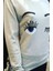 Kadın Açık Gri Göz Kırpma Efektli Kesim Sweatshirt 2