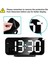 Hd Ayna Çalar Saat Dijital Haftanın Günü Ekranı Gece Modu Sınırsız Erteleme Masa Saati 12/24H Çift Alarm/led Saat A (Yurt Dışından) 4