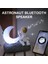 Astronot Kablosuz Bluetooth Hoparlör LED Işıklı Ay Işığı Akıllı Başucu Gece Lambası Doğum Günü Hediyesi Süs-Gümüş (Yurt Dışından) 5