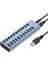 11 Bağlantı Noktalı Usb3.0 Ayırıcı Bilgisayar Genişletici USB Hub 2.4A Hızlı Şarj Bağlantı Noktası Harici 12V Güç Kaynağı - Abd Tak (Yurt Dışından) 1