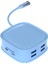 10'u 1 Arada USB 3.0 C Hub Adaptörü Tip-C - 4K - Uyumlu RJ45 Lan Ethernet Çoklu USB Verileri 100W Pd-Hub Ayırıcı(B) (Yurt Dışından) 5