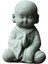 Mini Keşiş Heykelcik Buda Heykeli Icı Meditasyon Çayevi Oturmak (Yurt Dışından) 3