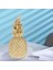 Icı Reçine Ananas Şekilli Süs Altın Parçası 9X9X25CM (Yurt Dışından) 4