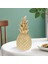 Icı Reçine Ananas Şekilli Süs Altın Parçası 9X9X25CM (Yurt Dışından) 5