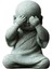 Mini Keşiş Heykelcik Buda Heykeli Icı Meditasyon Çayevi Gö (Yurt Dışından) 1