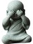 Mini Keşiş Heykelcik Buda Heykeli Icı Meditasyon Çayevi Gö (Yurt Dışından) 3