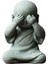 Mini Keşiş Heykelcik Buda Heykeli Icı Meditasyon Çayevi Gö (Yurt Dışından) 5
