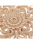 Boyasız Ahşap Oyma Çiçek Aplike Çıkartmaları Pencere Yatak Mobilya Dekor Için 24X24 cm (Yurt Dışından) 3