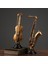 Reçine Mini Sax Enstrüman Heykeli Vintage Ev Dekorasyon Için (Yurt Dışından) 5
