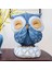 Baykuş Heykelcik I Dekorasyon Kartı Süs El Sanatları 6.5x6.5x9 cm (Yurt Dışından) 5
