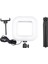 D21 7 Inç LED Kare Dolgu Işığı 3 Vites Ayarı Dolgu Işığı Telefon Tripod USB Katlanabilir Telefon Tutucu (Yurt Dışından) 1