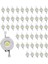50 Adet 1W Diyot Yüksek Güçlü Soğuk Beyaz LED Boncuk 1 Watt Lamba Çipi 3V-3.4V (Yurt Dışından) 1