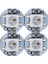 100 Adet WS2812B WS2812 LED Chip ve Soğutucu 5V 5050 Rgb WS2811 Ic Ingebouwde Piksel Modülleri(Beyaz) (Yurt Dışından) 3