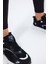 Unisex Siyah Beyaz Faylon Taban Rahat Kalıp Unisex Ayakkabı 3