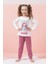 Anime Desenli Kız Çocuk Pijama Takımı 1