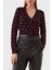 Regular Fit Düğmeli V Yaka Uzun Kollu Logo Desenli Crop Hırka Kadın Hırka 101563 A112 Zw1 1