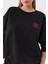 % 100 Pamuk Bisiklet Yaka Oversize Kadın Sweatshirt 101831 A162 Z99 1