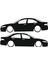 Otomobil Tasarım Oto Sticker Model 12 Beyaz 16*6 cm 001 1