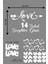 Happy Valentine's Day Sevgililer Günü Sticker Kalp, Love, I Love You Cam, Duvar Sticker Etiket Seti 001 2